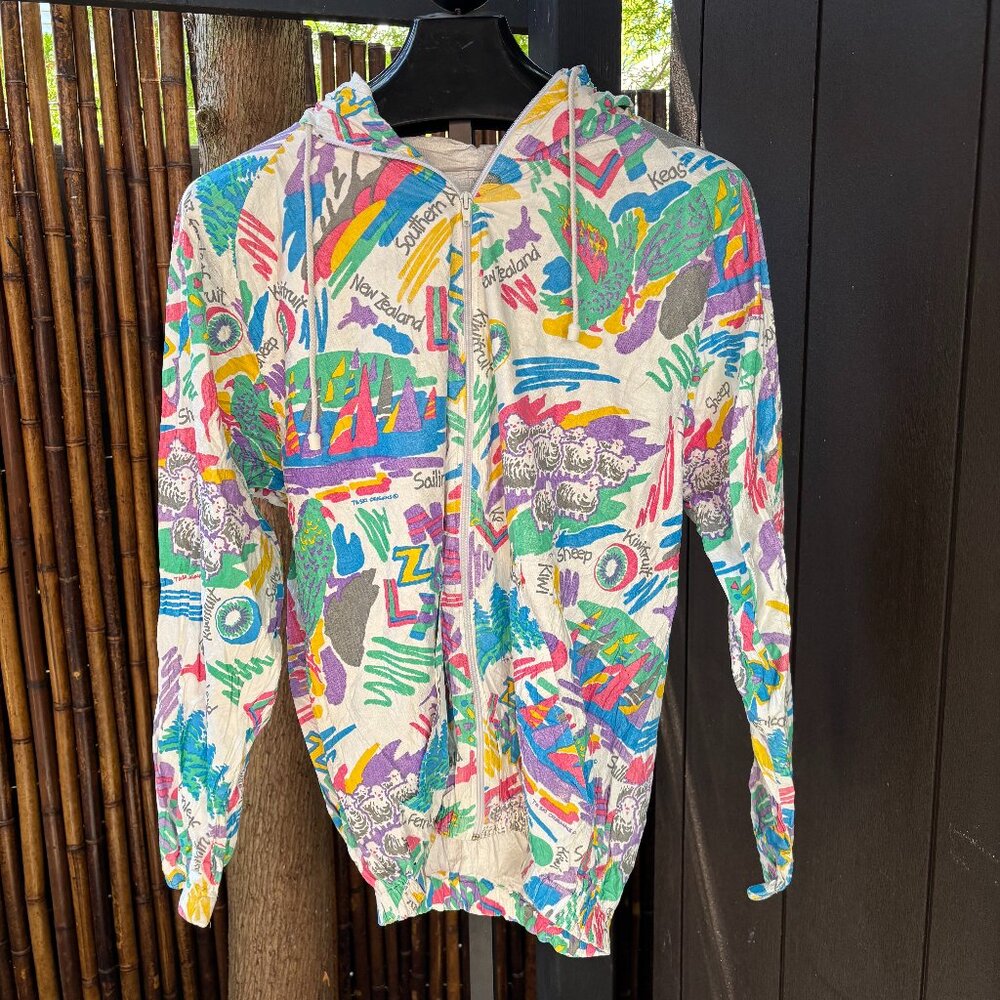 T & Ski Vintage New Zealand Windbreaker